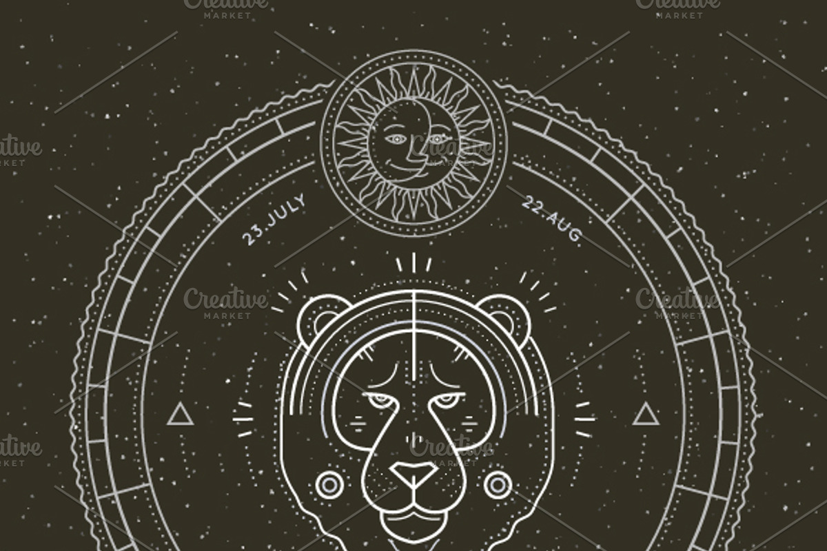 ♌ Leo Zodiac Symbol, an Object Graphic by painterr (Photo 2 of 2)
