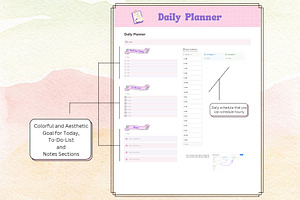 Aeshetic Notion Planner Template