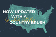Illinois US Watercolor PS Brush, a Brush Add-On by Fernwel Creative (Thumbnail 2 of 6)