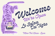 Pacific Tiger Retro Script, a Font by Fenotype (Thumbnail 10 of 13)