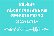 Rabbito, a Font by figuree studio (Thumbnail 5 of 6)