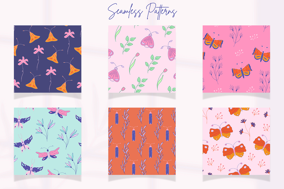Hand-drawn floral clipart & patterns, a Decorative Illustration by CapriceMeDesigns (Photo 7 of 18)