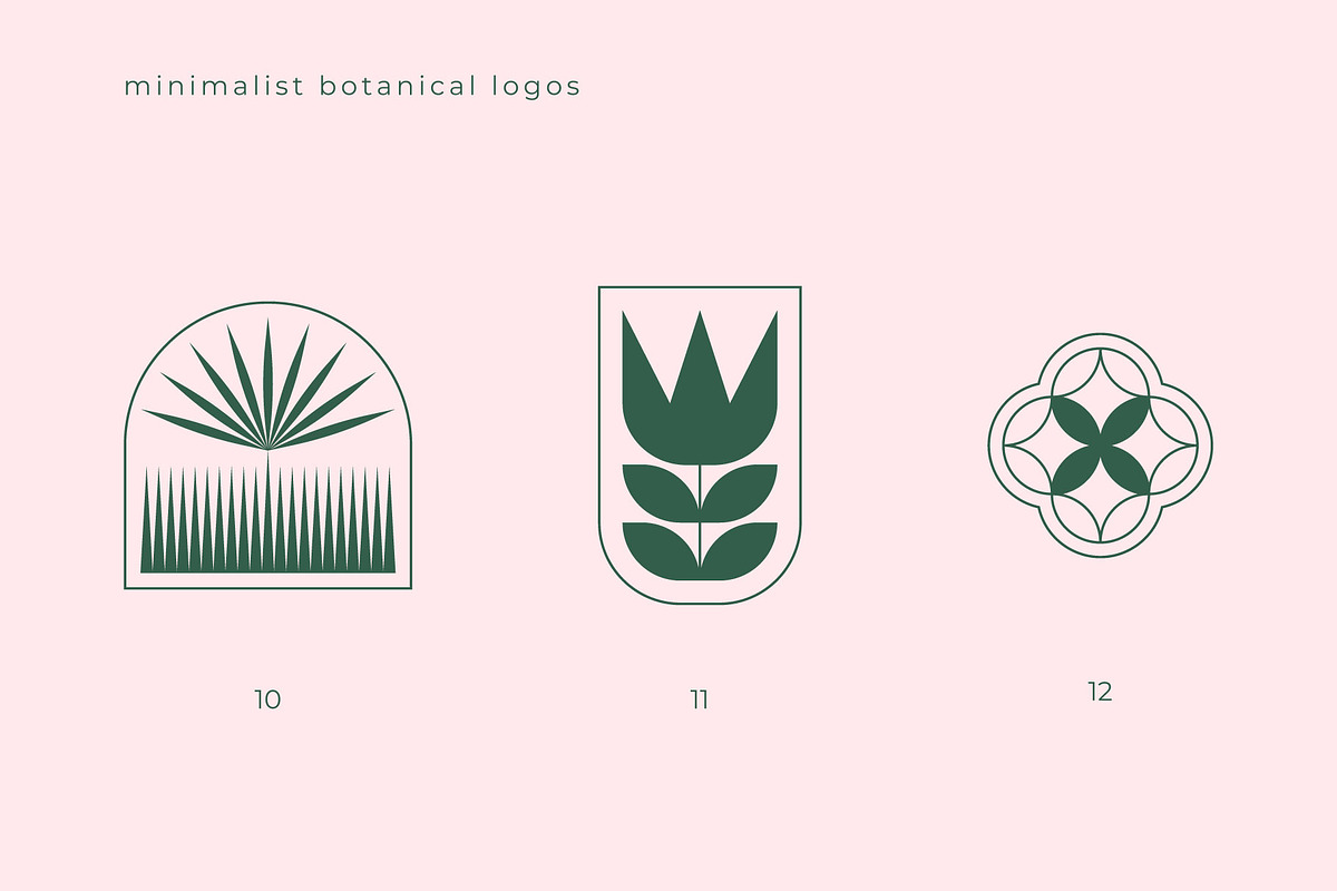 Minimalist Botanical Logos, an Object Graphic by Léo Alexandre (Photo 5 of 11)