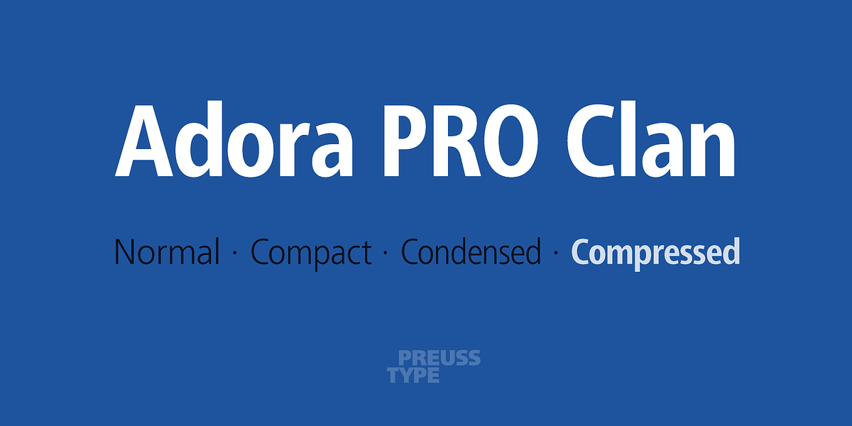 Adora PRO, a Sans Serif Font by preussTYPE (Photo 32 of 40)