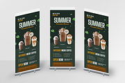 Coffeeshop Promotion Roll Up Banner, a Print Template by Annora Studio (Thumbnail 5 of 5)