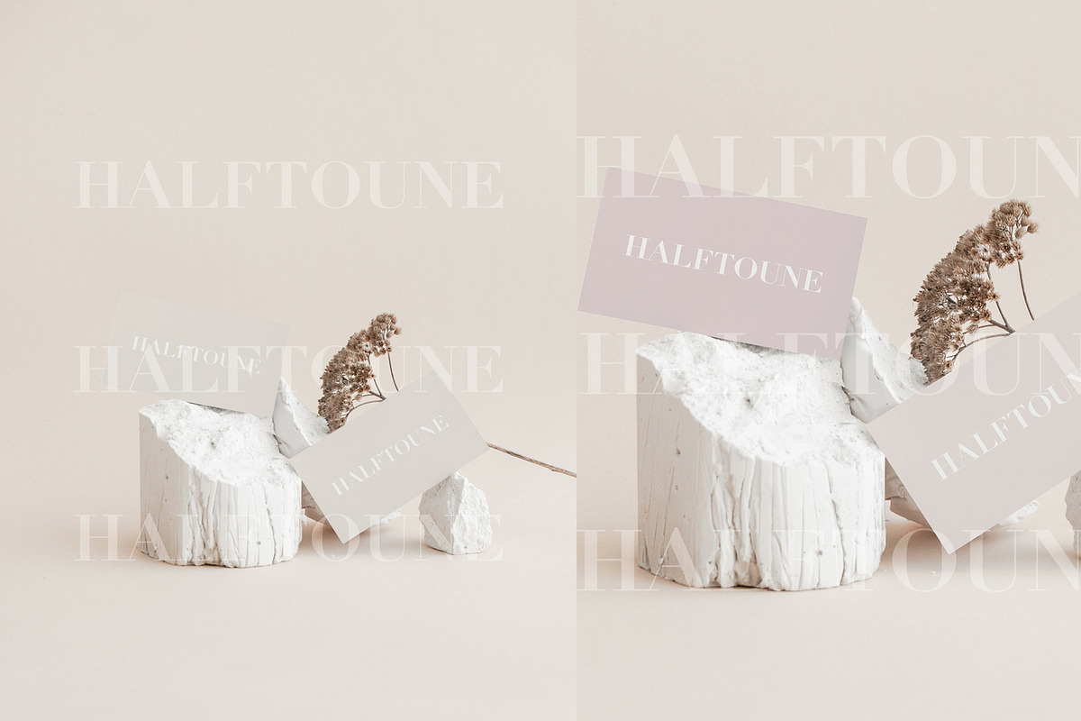 Business Card Mockup, Visit Card, a Mockup by HALFTOUNE (Photo 2 of 4)