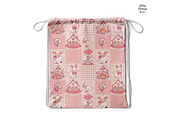 Easter Village Seamless Pattern, a Seasonal Illustration by TitaLivingArt (Thumbnail 10 of 13)