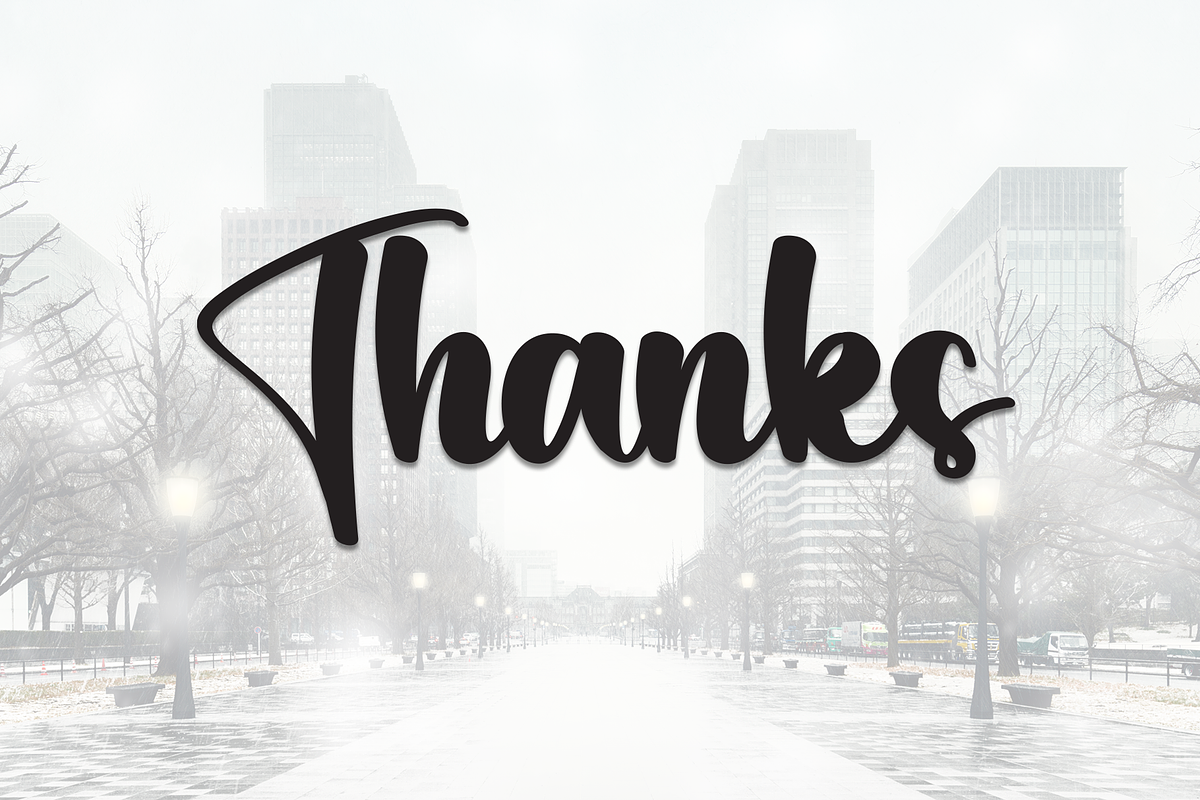 Winter City | Script Font, a Handwritten Font by Scratchones (Photo 9 of 9)