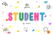 School Holidays - Playful Font, a Sans Serif Font by KiddoGlyphs Studio (Thumbnail 2 of 3)