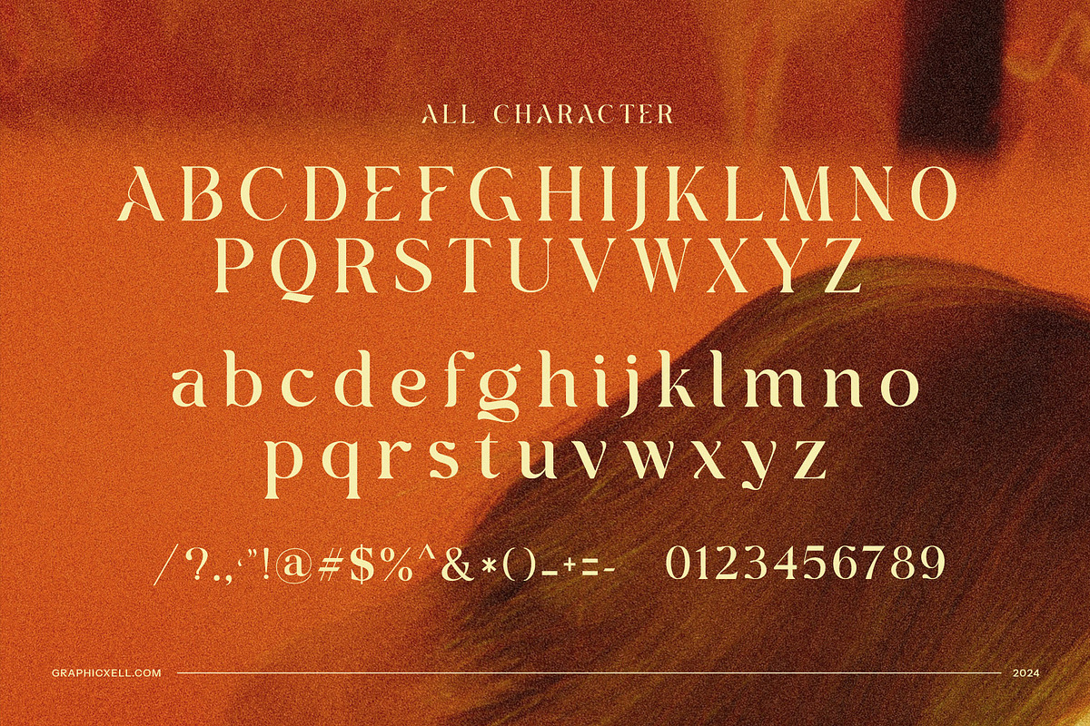 Ganige Elegant Serif Font, a Serif Font by Graphicxell (Photo 8 of 8)