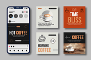 Coffee Social Media Post Template, a Social Media Template by MightyDesign (Thumbnail 2 of 8)