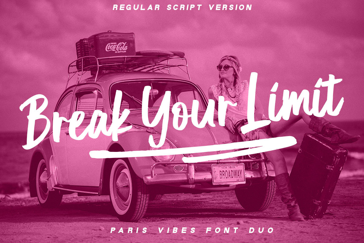 Paris Vibes Font Duo, a Script Font by Lucky Type (Photo 6 of 13)