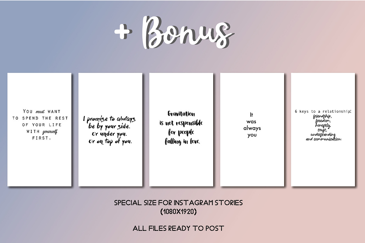 Romantic Quotes for instagram, a Social Media Template by digital_essence (Photo 5 of 5)