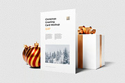 Christmas Card Mockup, an Advertising Mockup by zpackcreative (Thumbnail 2 of 4)