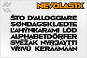 Nevolastx, a Sans Serif Font by glukfonts (Thumbnail 4 of 9)