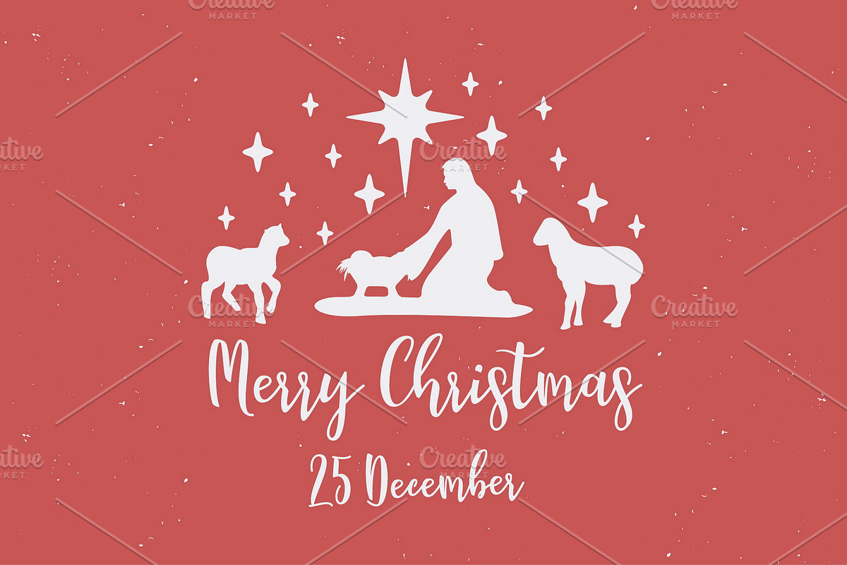 Birth of Christ. Mary and sheep., a Decorative Illustration by IvanFet (Photo 1 of 3)