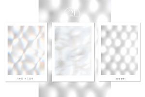 White Fluid Backgrounds 3D Shapes