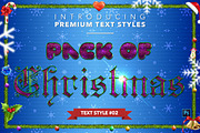 Christmas Pack #1 - Text Styles, a Layer Style Add-On by Jonas Stensgaard (Thumbnail 3 of 23)