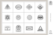 40 Retro Labels Collection, a Branding & Logo Template by Graphicdome (Thumbnail 3 of 9)