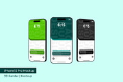 iPhone 15 Pro Mockup | 3D Rendering, an iPhone Mockup by mrfauzi (Thumbnail 11 of 17)