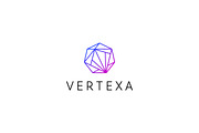 Vertexa Abstract AI & Geometric logo, a Branding & Logo Template by arhabib (Thumbnail 3 of 9)