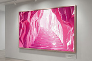 Pink Crystal Cave Stairs Background, a Background Graphic by Aura Canyon HQ (Thumbnail 6 of 7)