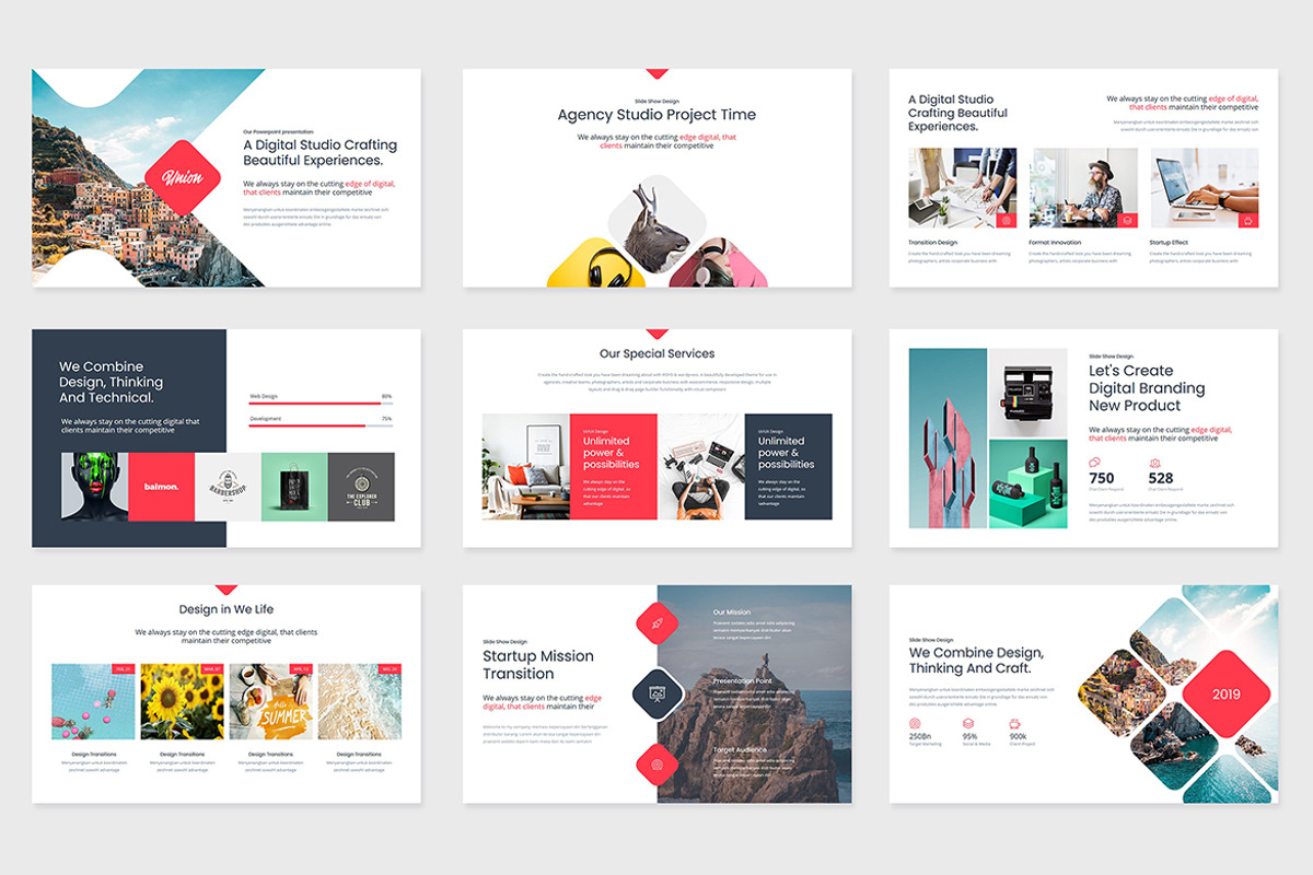 Union Presentation Template Design, a Presentation Template by Rocketstill (Photo 4 of 9)