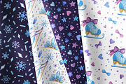 Frozen Tale Clipart & Patterns, an Illustration by Valin Malin (Thumbnail 11 of 11)