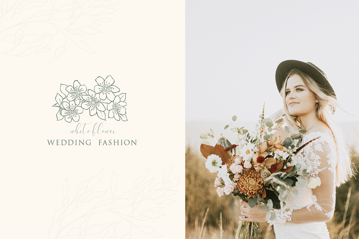 Birth-Flowers. Trendy Plants, Logos, a Seasonal Illustration by Designwork (Photo 9 of 21)
