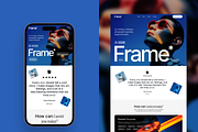Frame - Photography Website, an UI Kit Template by Ahmed Rubel (Thumbnail 5 of 8)