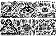 Vintage Culture Dance Folk Art, a Decorative Illustration by devastd (Thumbnail 19 of 28)