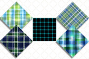 Masculine Plaid Blue and Green, an Illustration by Black Bird Studio (Thumbnail 5 of 5)