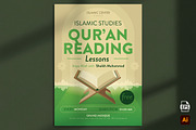 Quran Reading Lessons Flyer, a Flyer Template by Aarley Kaiven (Thumbnail 2 of 2)