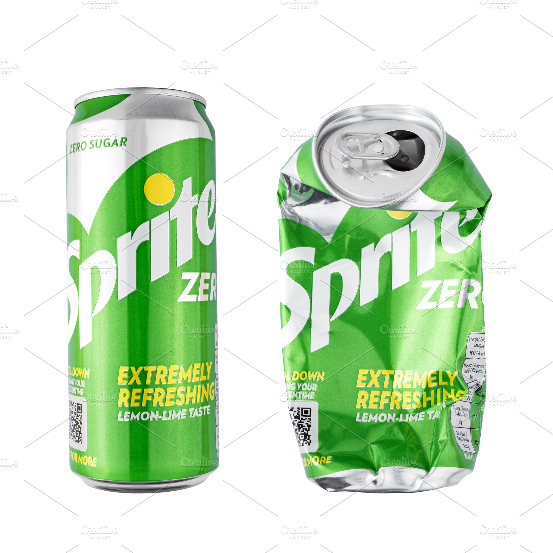 Sprite soft drink can isolated, a Food & Drink Photo by BOOCYS