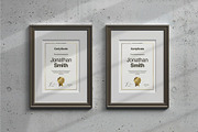 A4 Passe-partout Certificate Mockup, an Advertising Mockup by DesignRushMarket (Thumbnail 4 of 13)