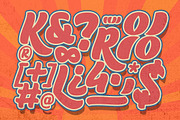 Brothery - Retro Display Font, a Font by Almarkhatype (Thumbnail 8 of 10)