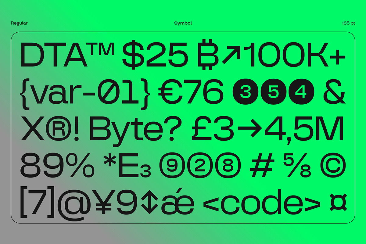 DK 01 - Typeface Family, a Sans Serif Font by DKType Foundry (Photo 11 of 18)