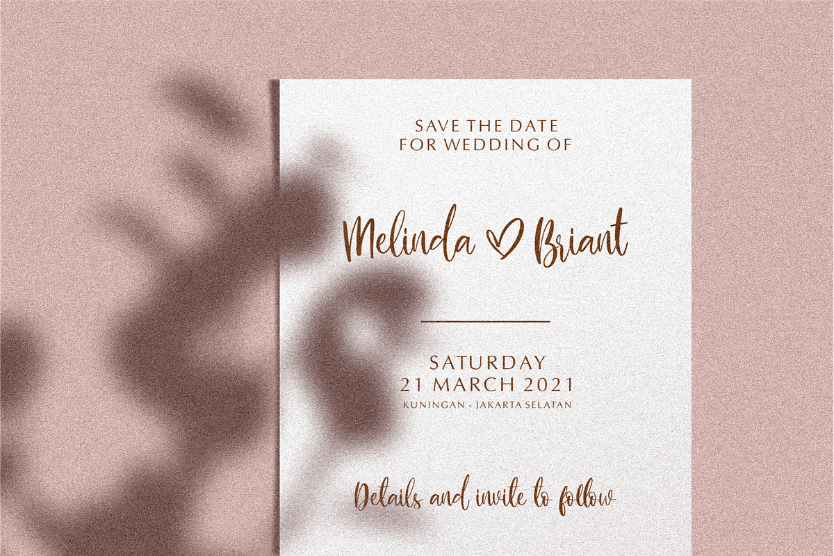 Blushon Brush Script, a Script Font by 24Design Studios (Photo 5 of 9)