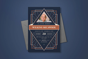 Funeral Invitation, an Invitation Template by graphicook
