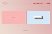 Digitally Pink Youtube Branding Kit, a Social Media Template by Tangerine Nation (Thumbnail 10 of 16)