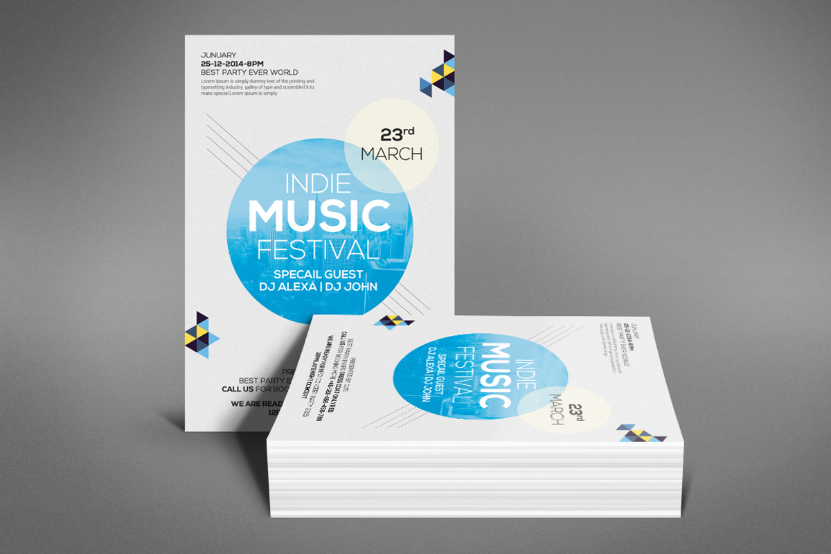 City Concert Flyer Psd, a Flyer Template by Graphic Templates (Photo 3 of 4)
