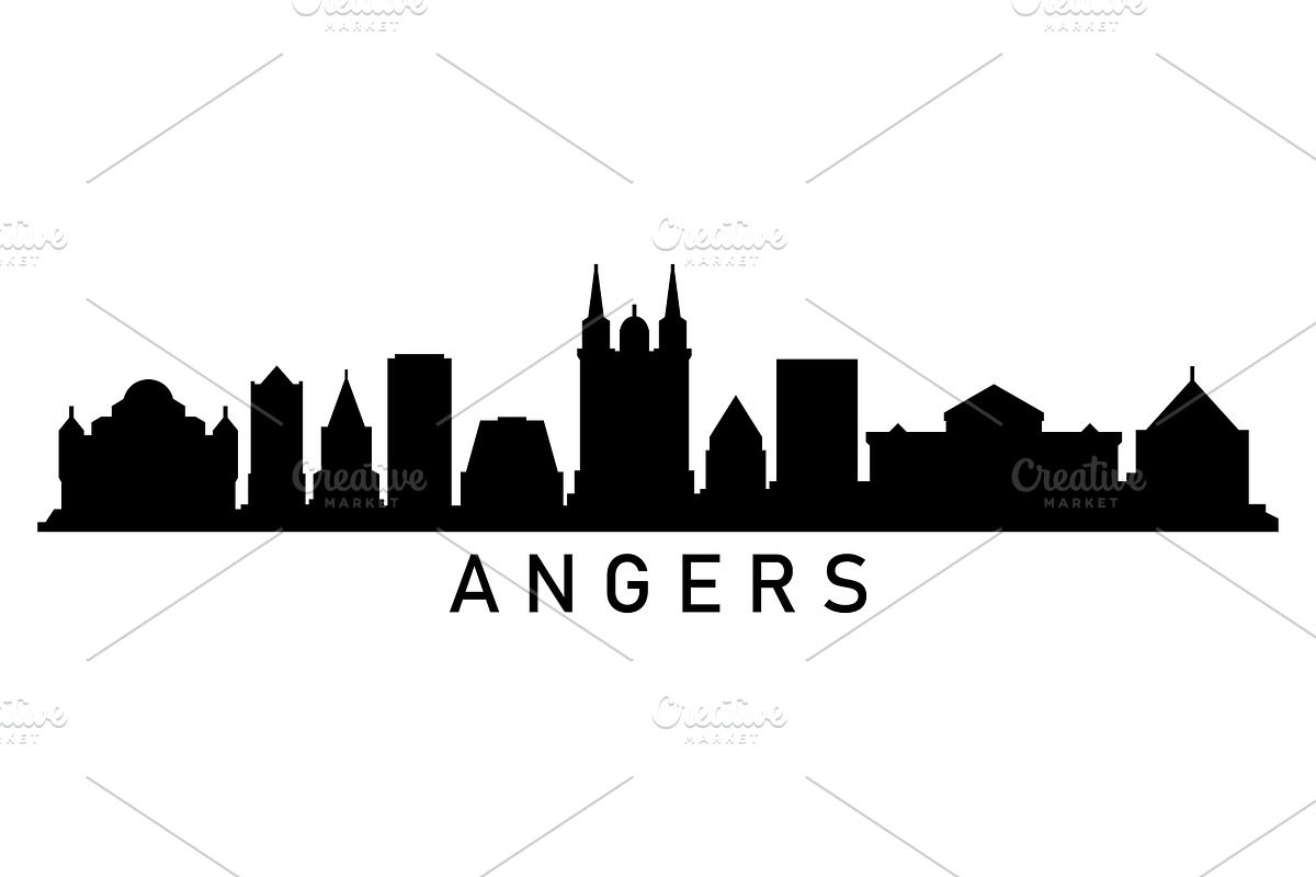 Skyline angers, an Illustration by Mark1987