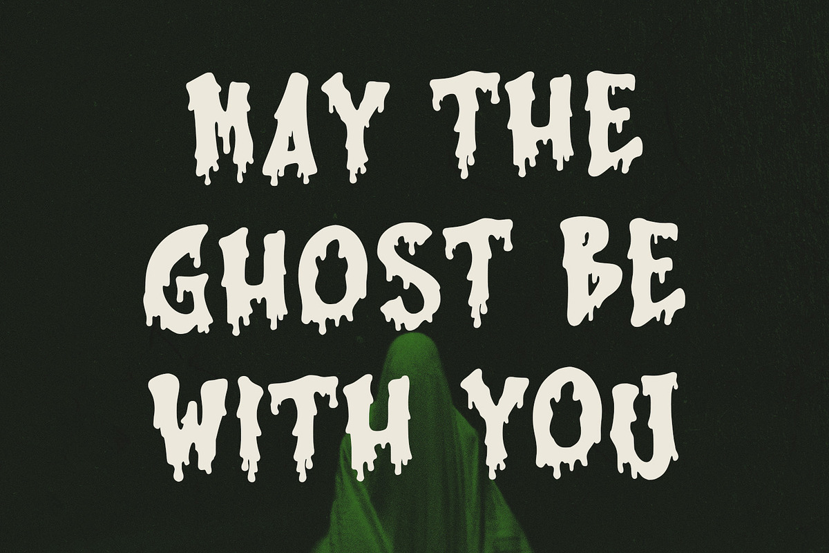 Ucrizzo Dripping Display Brush Font, a Handwritten Font by Maulana Creative (Photo 7 of 7)