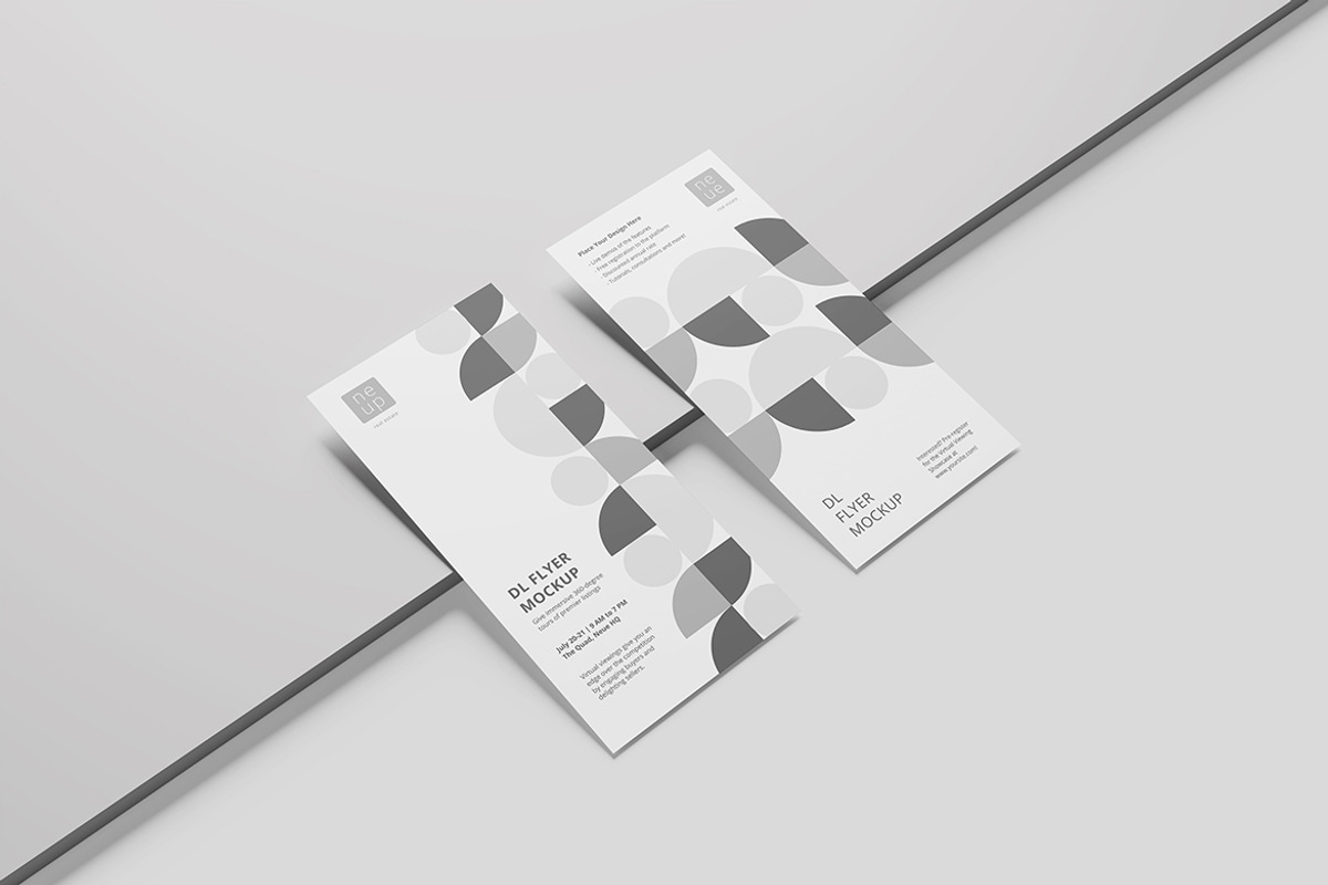 DL Flyer Mockup, a Product Mockup by Indah