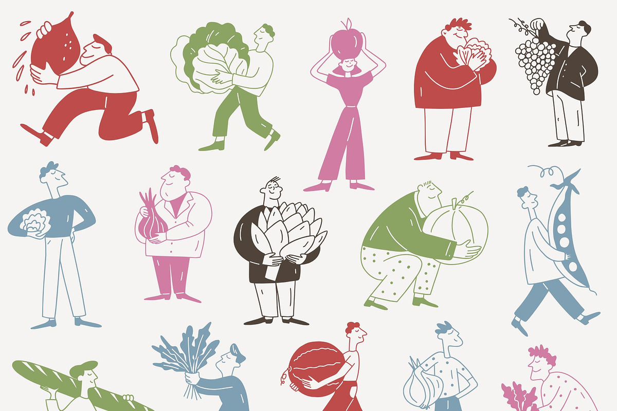 Market Stories: 110 Illustrations, a Food Illustration by Veyla (Photo 3 of 14)