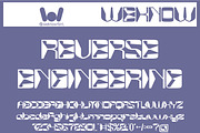 MirrorTech font, a Font by weknow (Thumbnail 3 of 8)