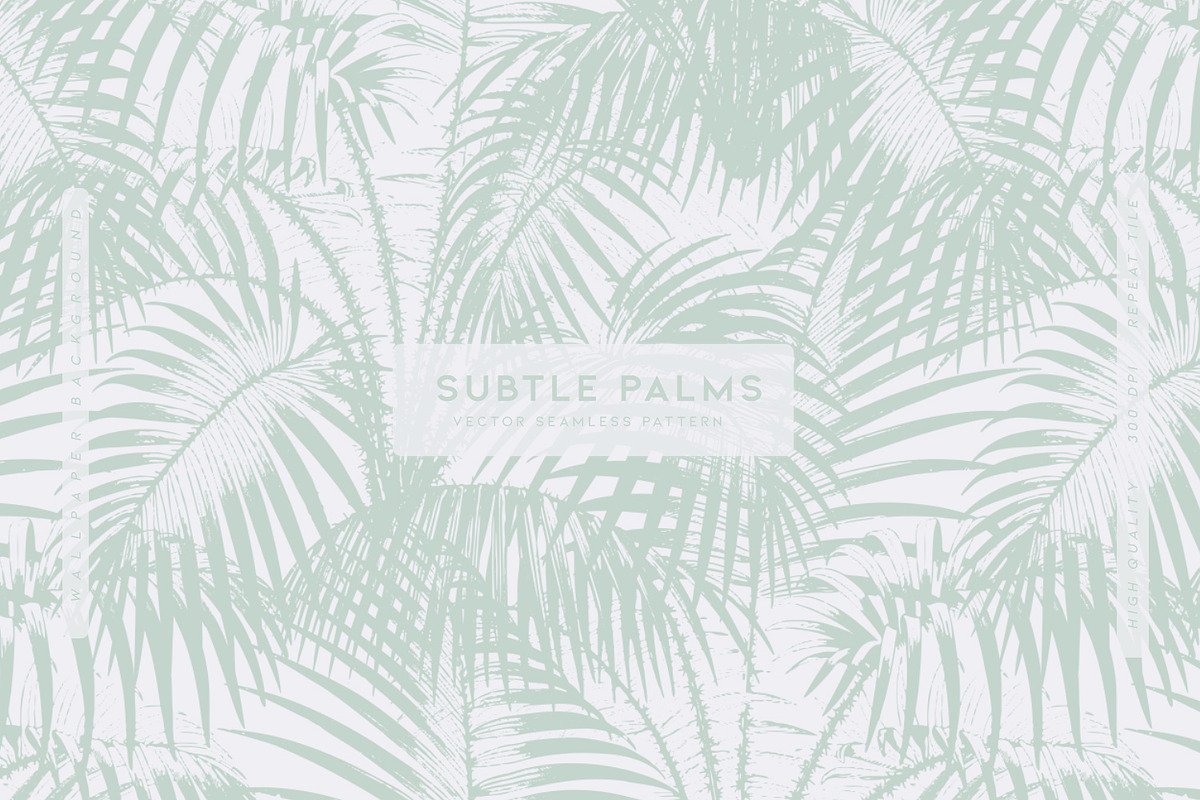 Subtle Palms, a Wallpaper Graphic by MalyskaStudio (Photo 1 of 6)