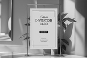 Editable Invitation Card Mockup, a Product Mockup by graphypix (Thumbnail 4 of 4)