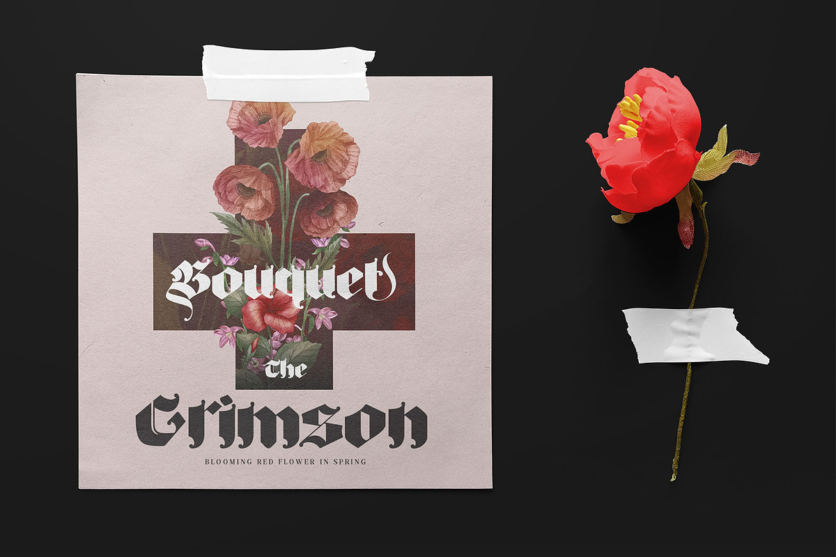 Big Fat Gothic Blackletter Typeface, a Blackletter Font by alit design (Photo 6 of 11)