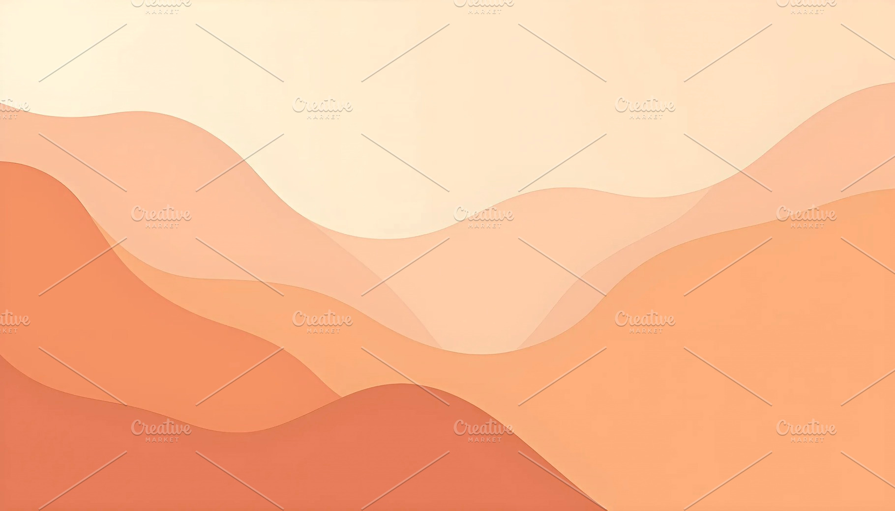 Warm Terracotta Fluid Gradient Cut S, a Photo by LOGOCREATIVE